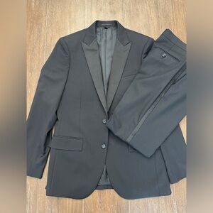 J Crew Ludlow Peak Lapel Tuxedo Jacket 38r w 31x32 pants